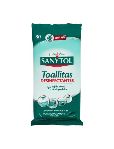 Toallitas multiusos desinfectantes 30 uds