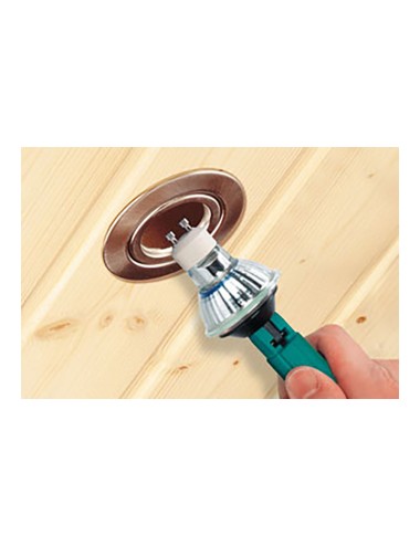 Ventosa para extraer bombillas dicroicas gu10 y mr16