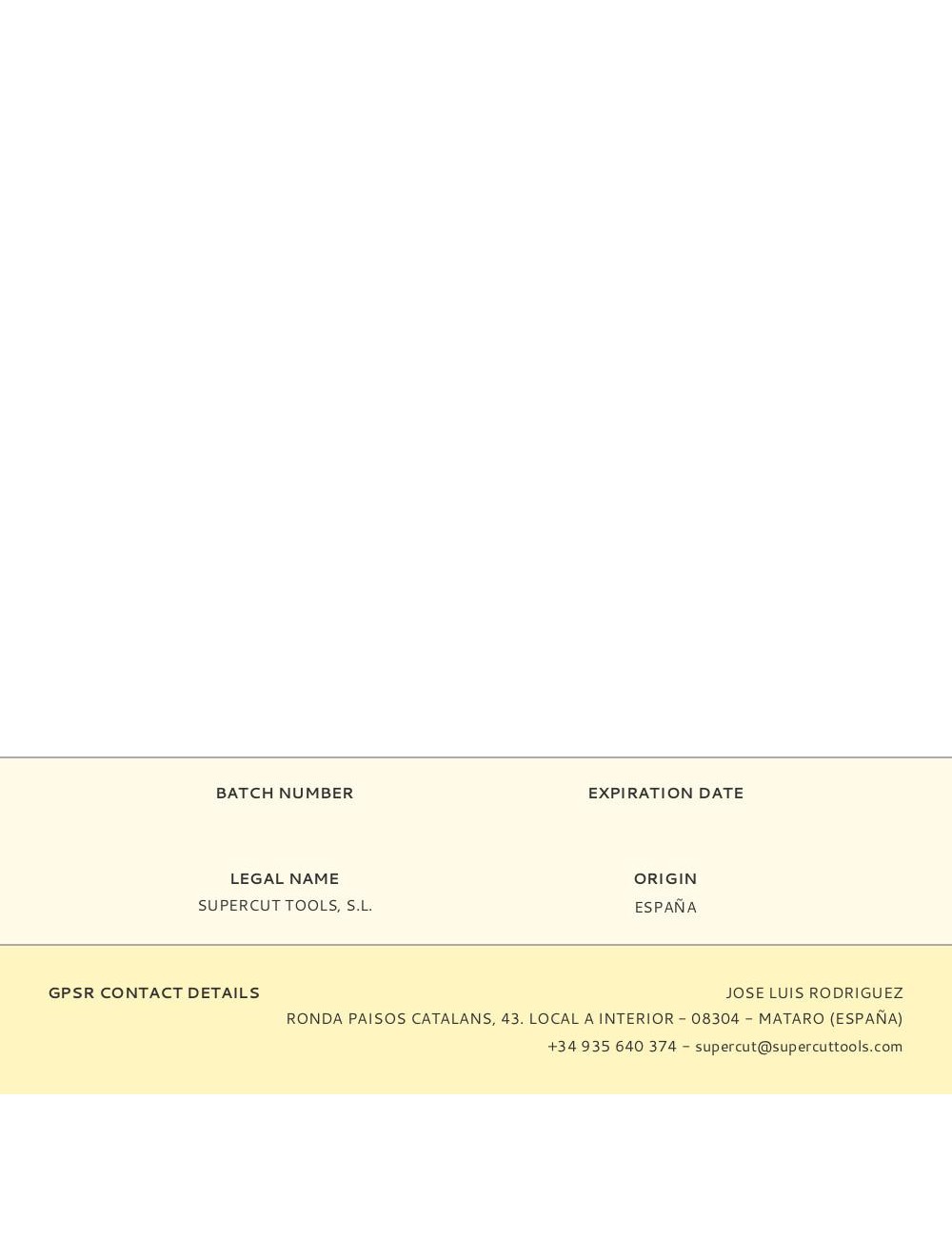 Formón modelo 8, ancho: 8 mm