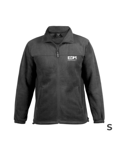 Chaqueta polar fleece 280g/m con cremallera talla-s