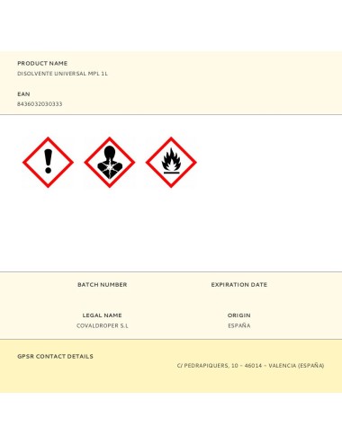 Disolvente universal mpl 1l