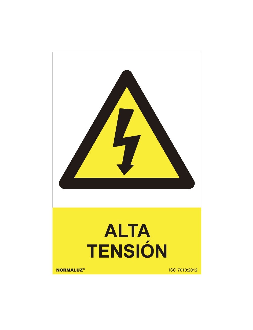 Cartel peligro "alta tension" (pvc 0.7mm) 30x40cm normaluz Cartel peligro "alta tension" (pvc 0.7mm) 30x40cm normaluz