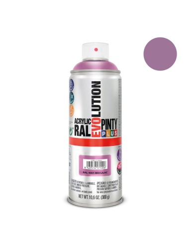 Pintura acrílica spray evolution 520 cc ral 4001 red lilac 300 g