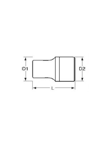 VASO TORX 1/4"  E8 M140708-C