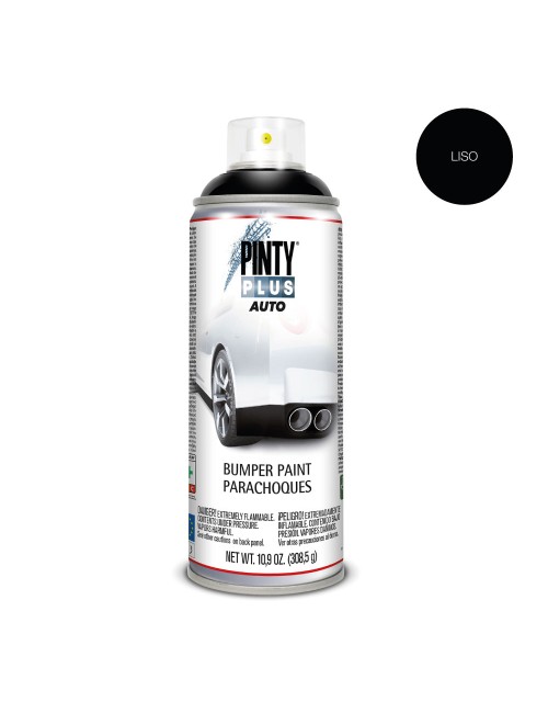 Pintura en spray auto 520 cc bumper liso bl104 negro