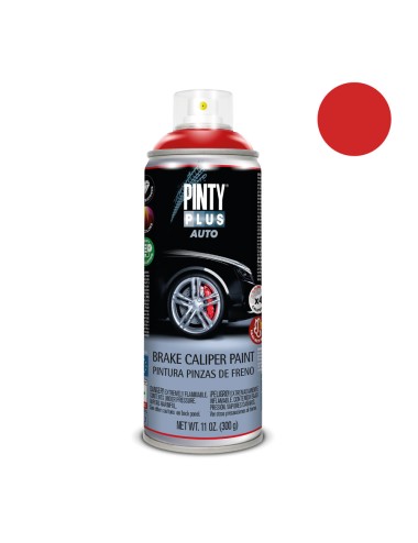 Pintura en spray auto 520 cc pinzas freno pf107 rojo