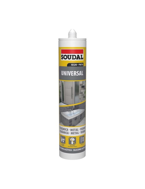 Silicona universal negra 280ml 115926 soudal