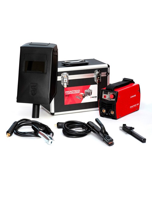 Equipo soldador 7000w inverter practico 150 con accesorios solter