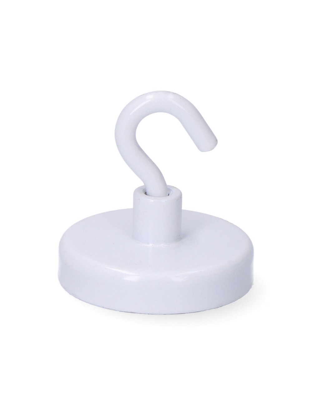 Imán decorativo con gancho ø32 x 7 mm