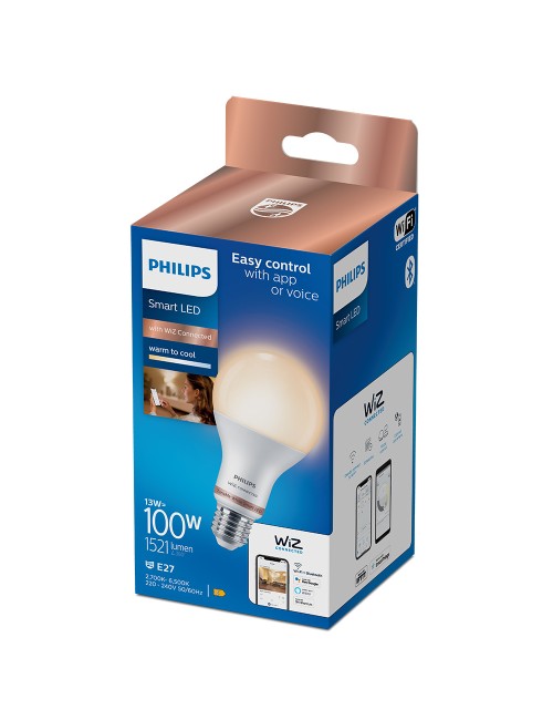 Bombilla inteligente standard e27 13 w 1521 lm 2700-6500 k luz blanca