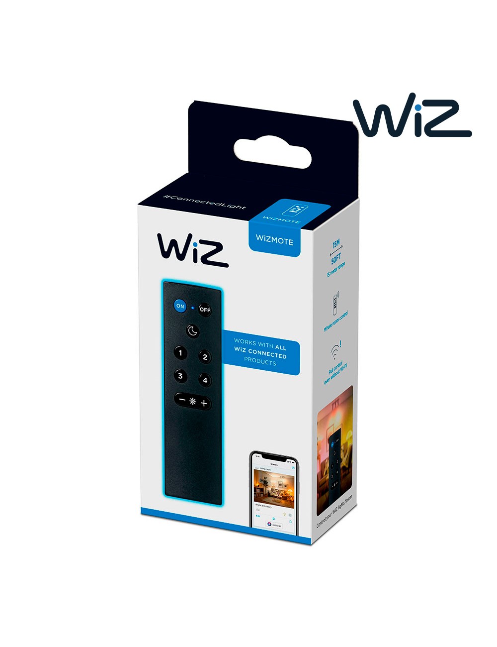 Bombilla inteligente dicroica gu10 4,7 w 345 lm 2700-6500 k luz blanca