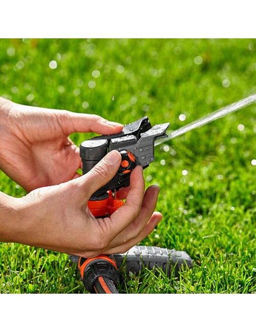 Aspersor de impacto sectorial comfort 75 a 490m. gardena