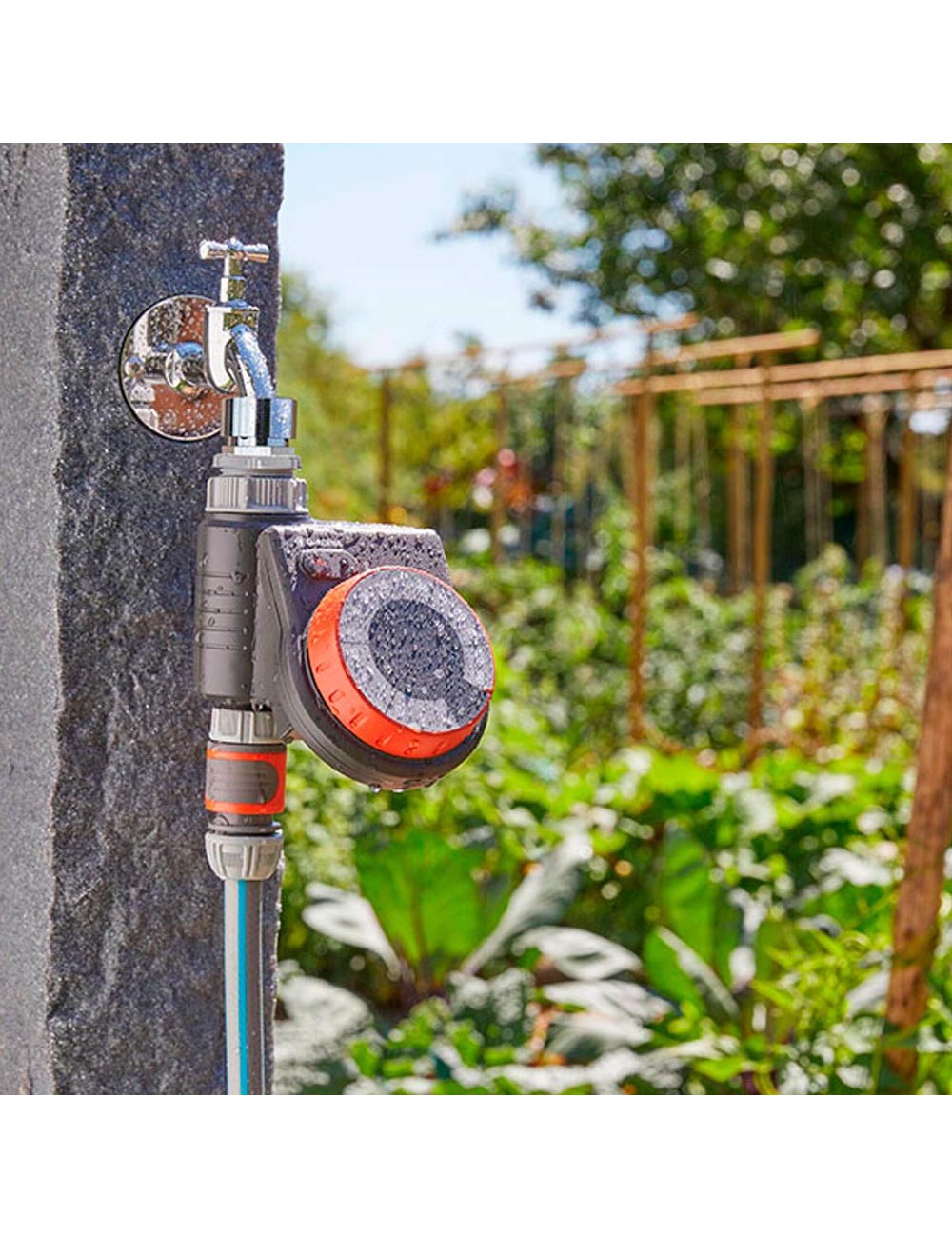 Programador de riego analogico easy gardena