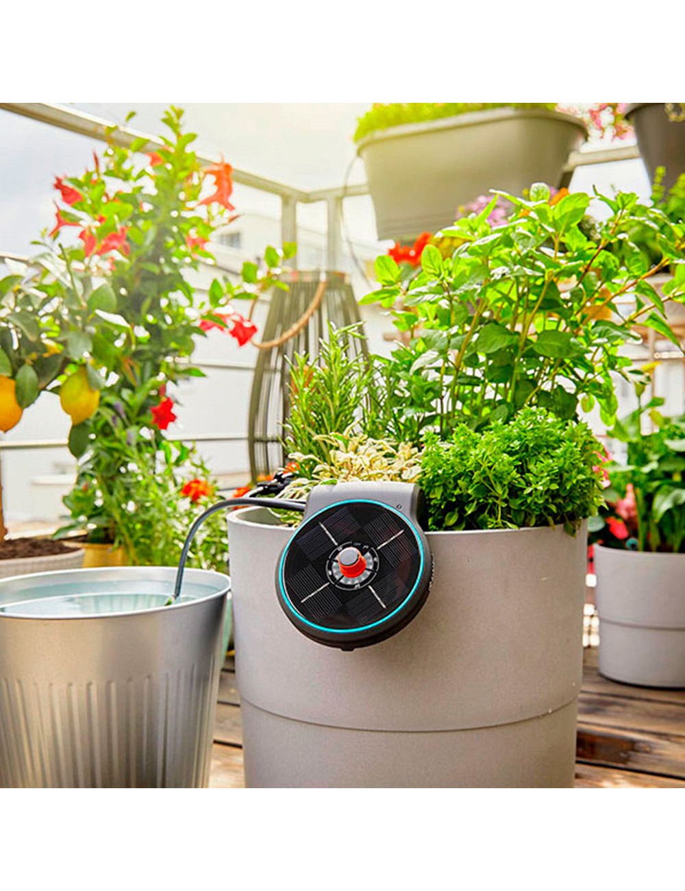 Set de riego por goteo aquabloom gardena