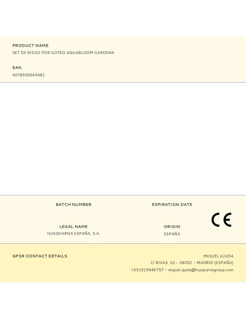 Set de riego por goteo aquabloom gardena