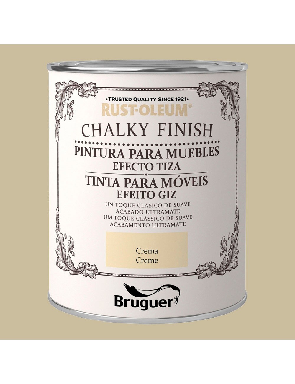 Rust-oleum chalky finish muebles crema 0,750l 5397512 bruguer Rust-oleum chalky finish muebles crema 0,750l 5397512 bruguer