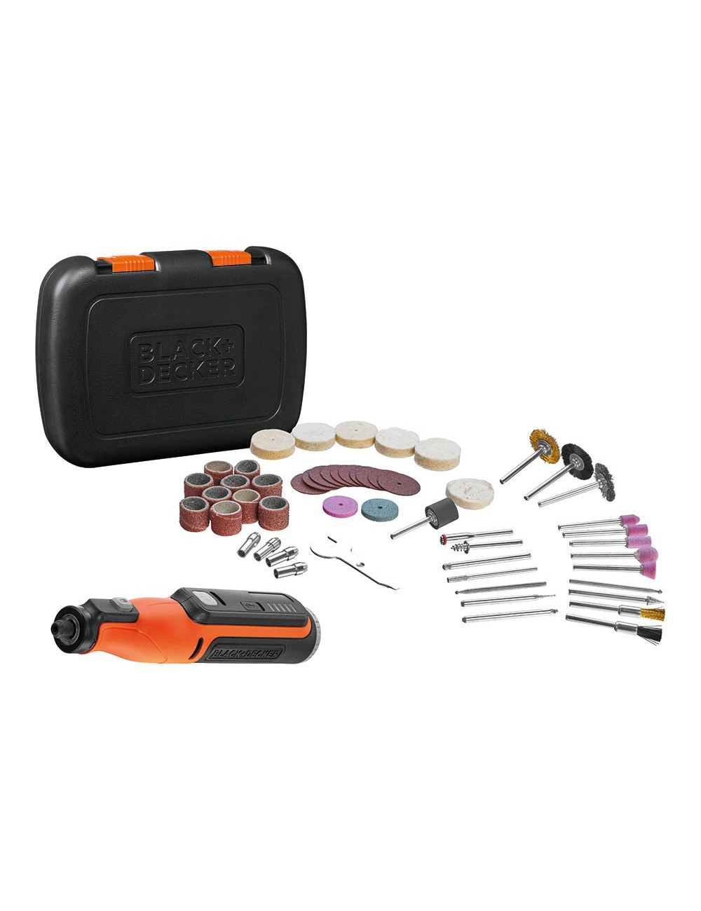 Multi-herramienta rotativa 7,2v bcrt8ik-xj black+decker Multi-herramienta rotativa 7,2v bcrt8ik-xj black+decker