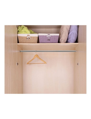 Barra armario ovalada cromada 150cm cintacor - storplanet