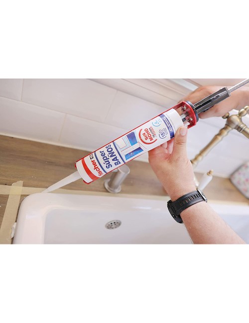 Silicona super baños sin moho translucida 280 ml