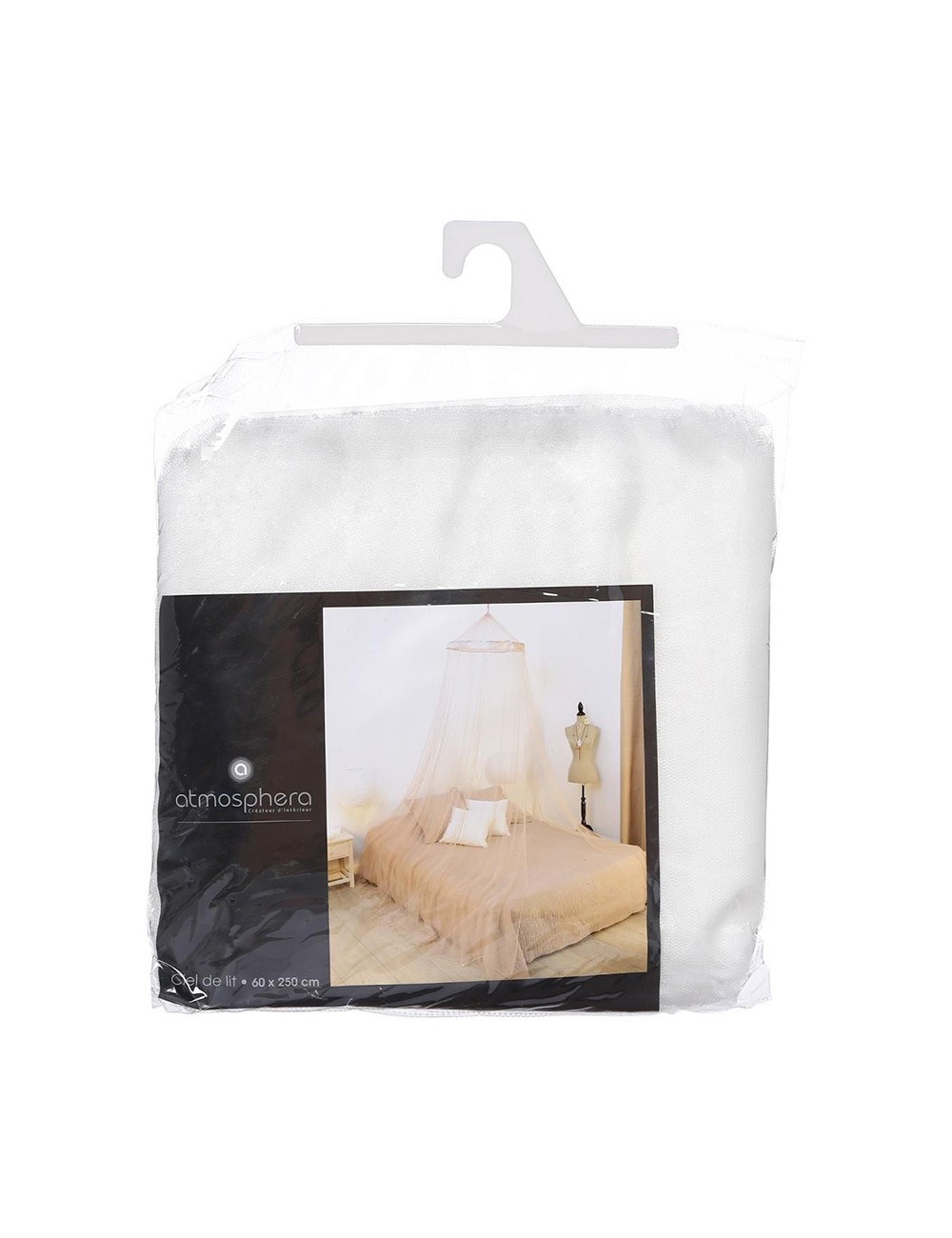 Mosquitera decorativa para cama ø60 x 250 cm