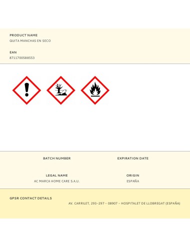 Quita manchas en seco