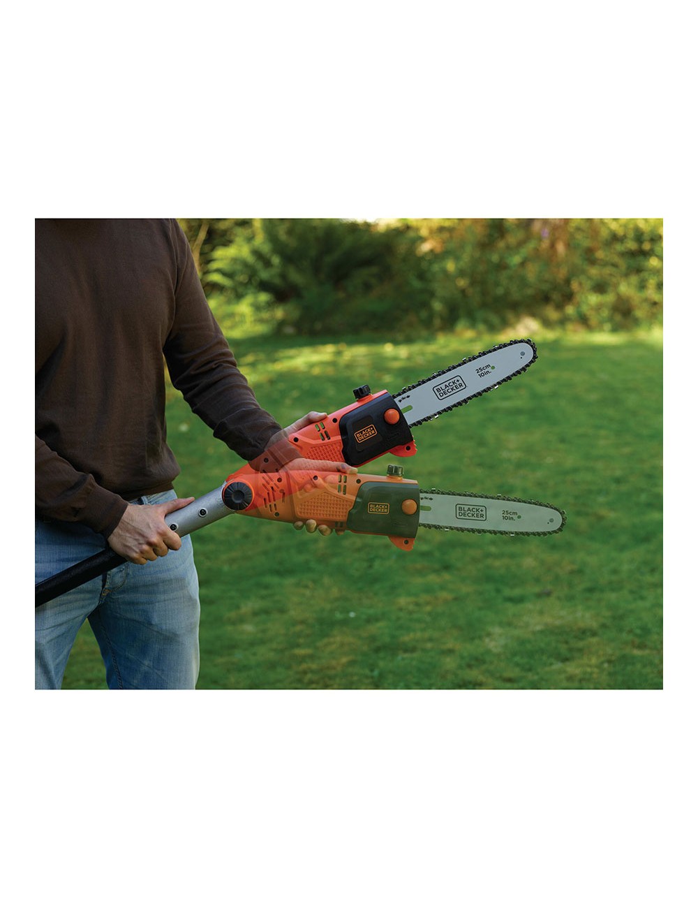 Sierra de pertiga 800w 25cm ps7525-qs black+decker