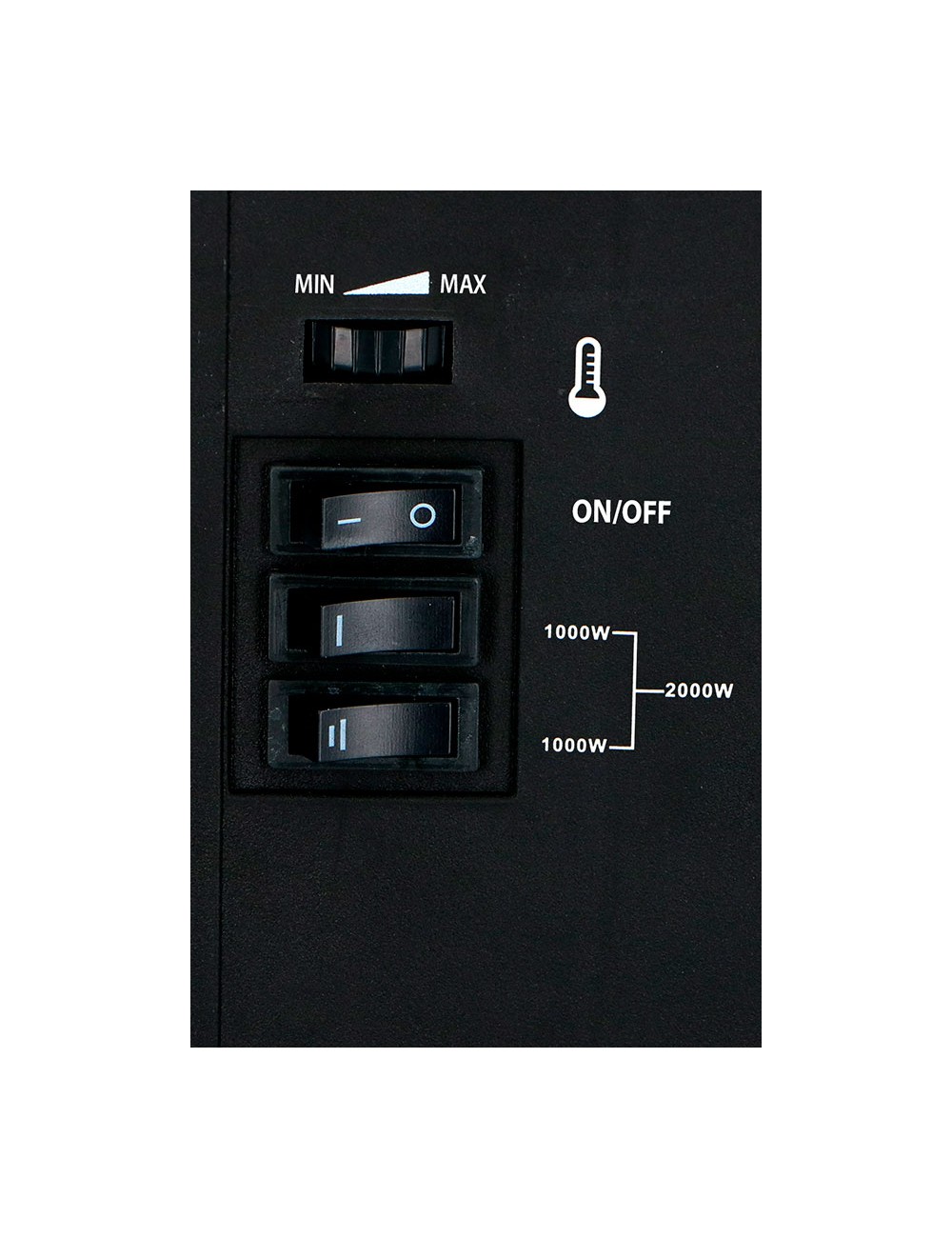 Estufa/chimenea de led modelo torino 2000 w