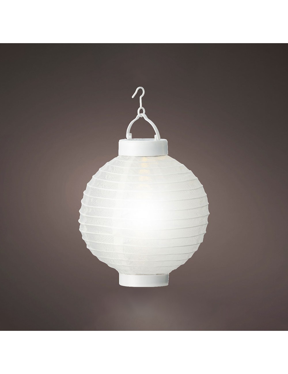 Farol solar blanca ø20 x 23 cm