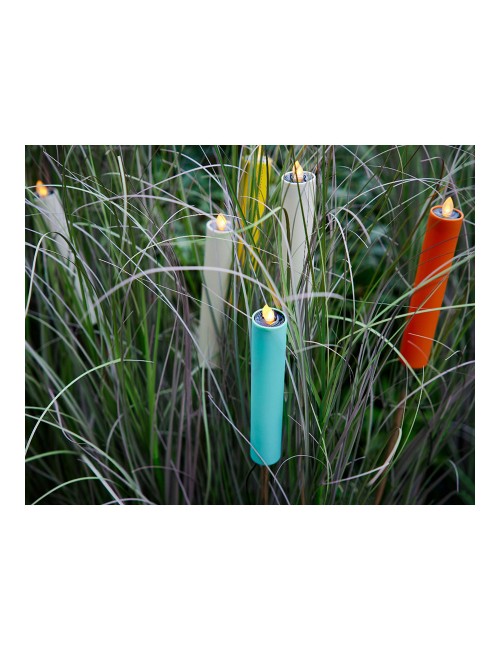 Vela solar efecto llama ø4 x 90 cm