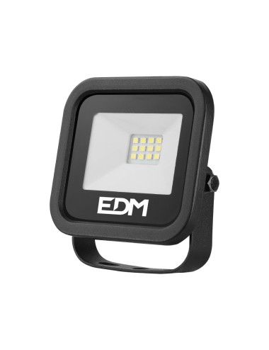 Foco proyector led 10 w 800 lm 6400 k luz fría, black series 9,2 x 8,1 x 2,7 cm