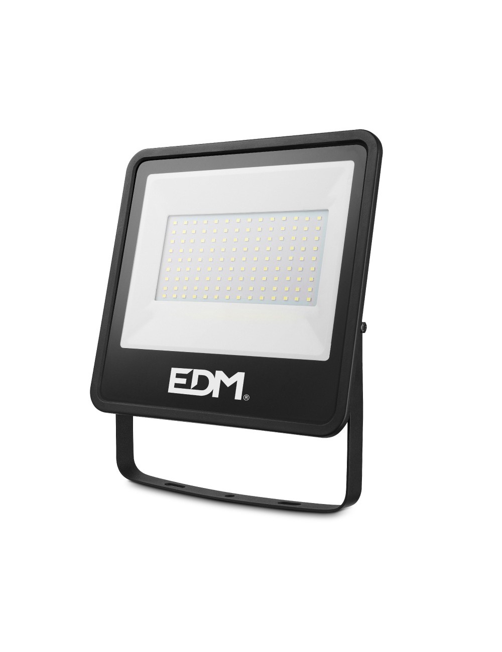 Foco proyector led 100 w 8200 lm 6400 k luz fría, black series 24,6 x 22,8 x 2,9 cm