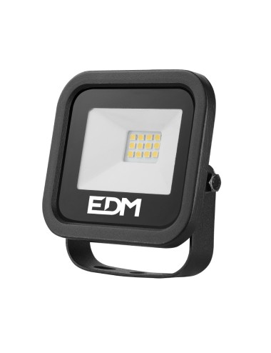 Foco proyector led 10 w 800 lm 4000 k luz día, black series 9,2 x 8,1 x 2,7 cm