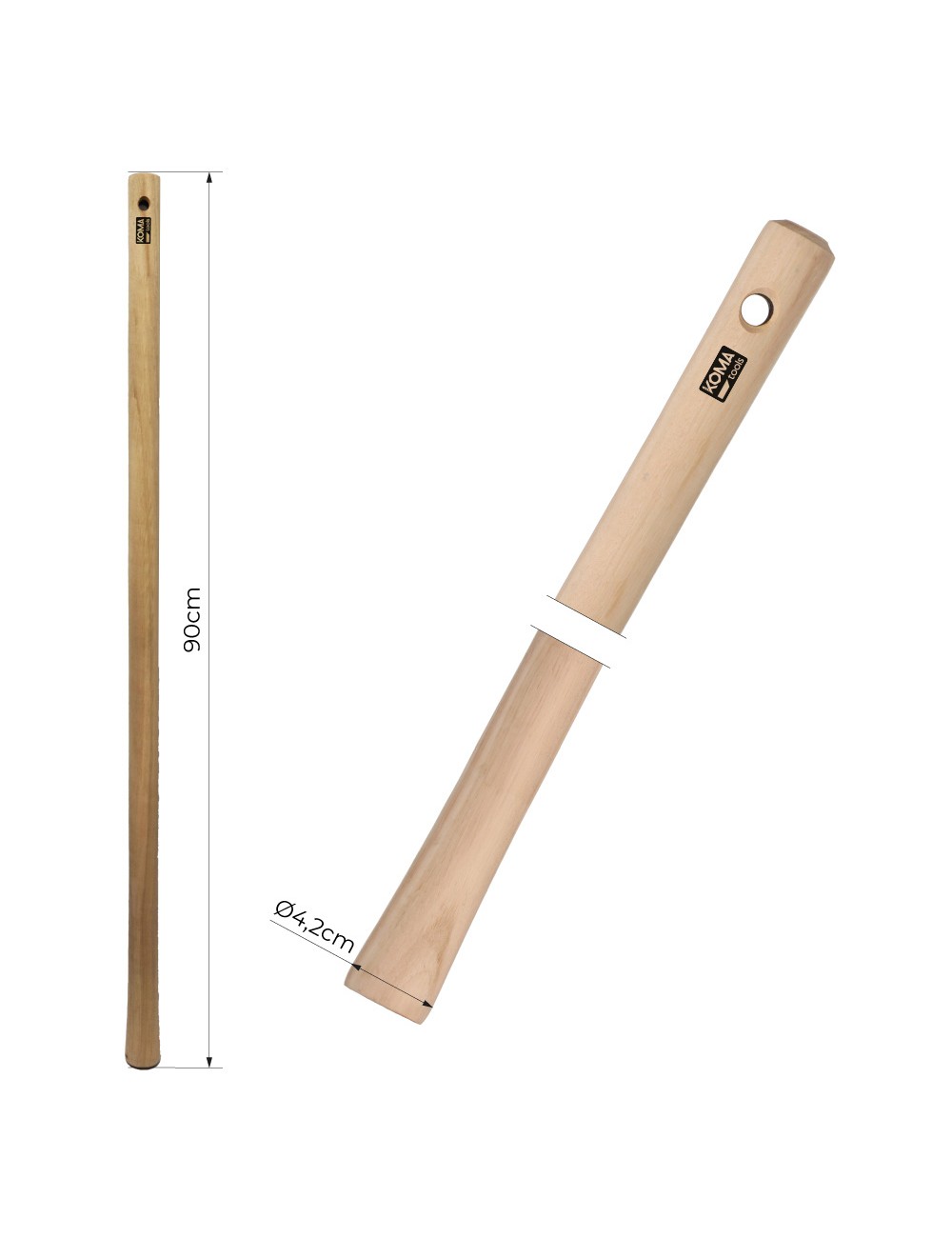 Mango para azada ø4,2 cm x 90 cm