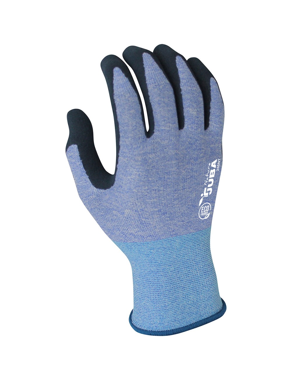 Guante poliéster / spandex con palma látex arenoso, t-08