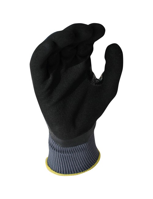 Guante nailon recubierto total nitrilo, negro, t-06