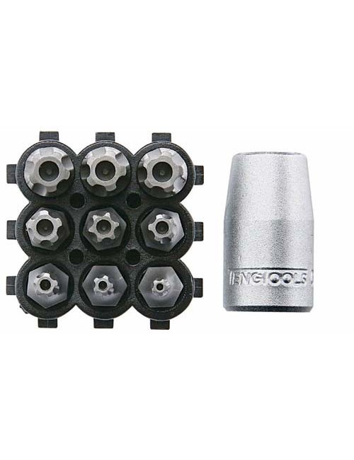 ADAPTADOR PUNTAS TPX 1/4" M1410T5 9 PZAS ADAPTADOR PUNTAS TPX 1\4" M1410T5 9 PZAS