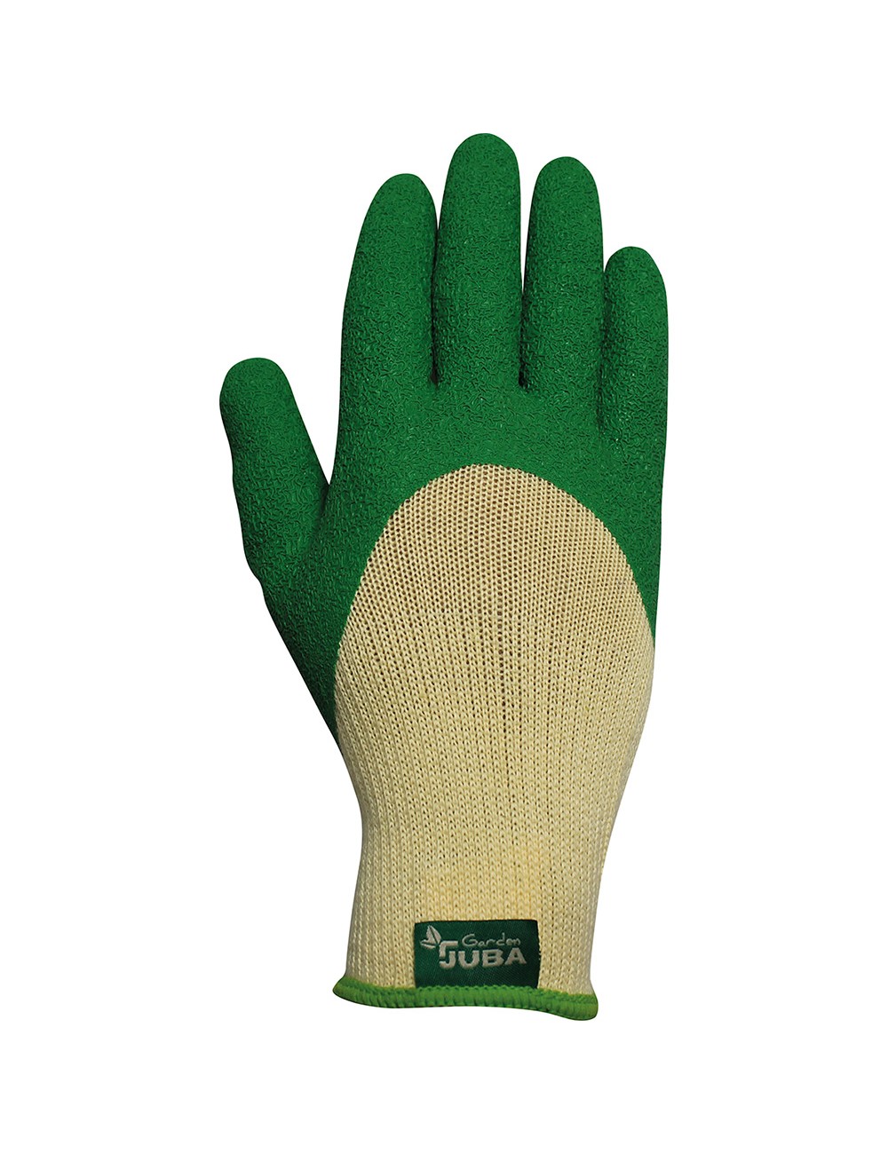 Guante poliéster con palma látex para jardinería, t-09