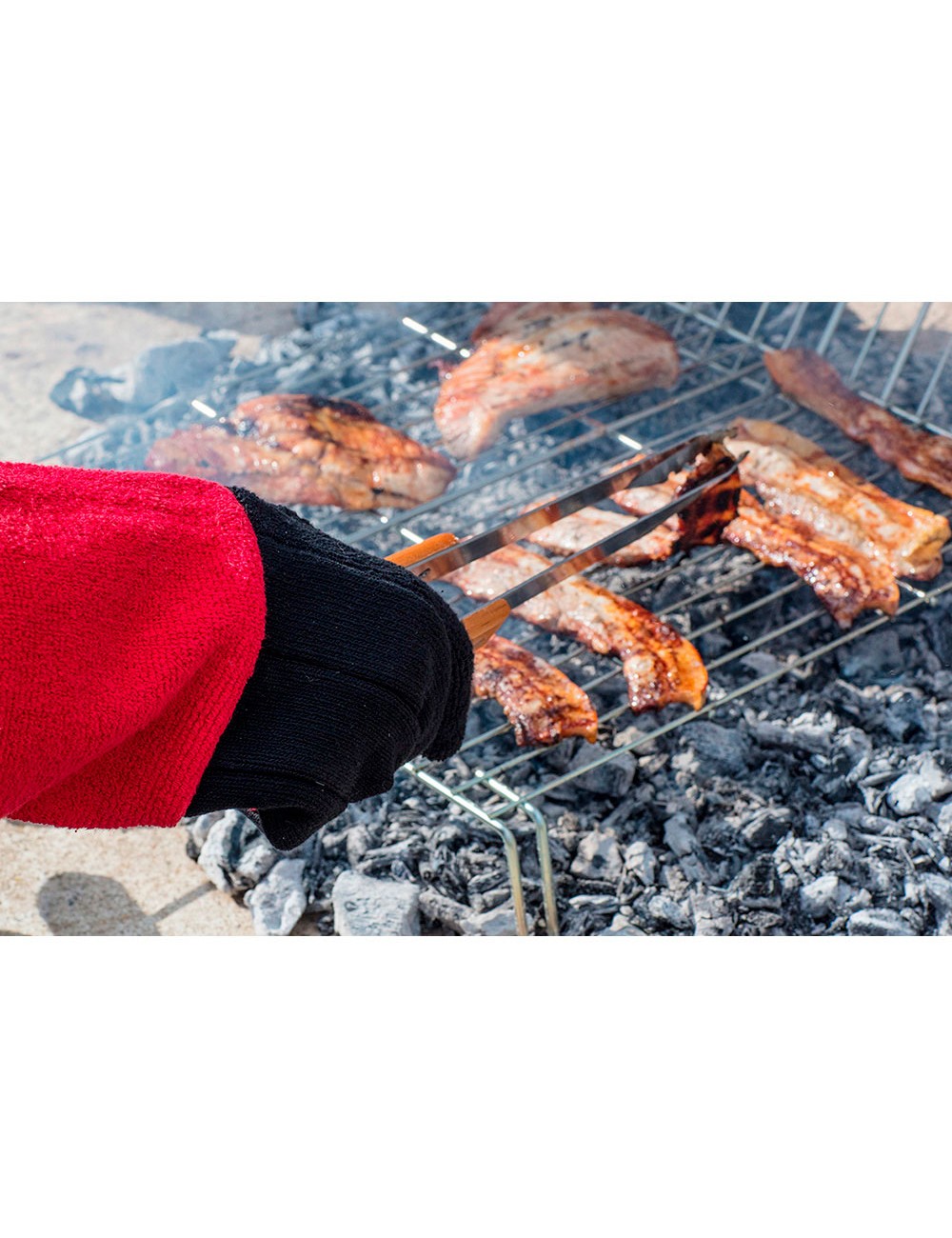 Guante algodón vulrizo 100% ignífugo, para barbacoa, t-9