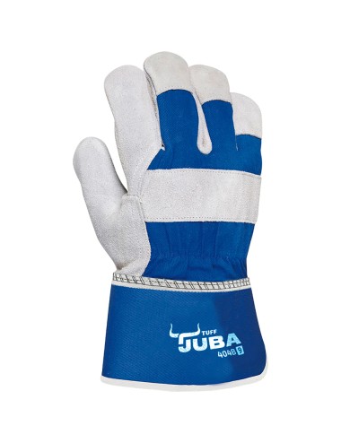 Guante piel de serraje vacuno / lona, t-10