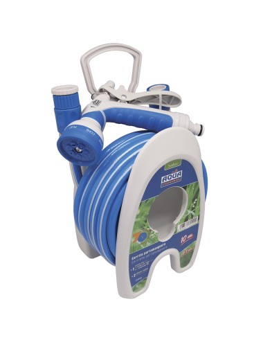 Carrito porta manguera especial terrazas 10 m