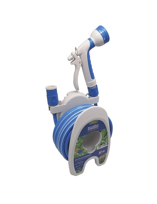 Carrito porta manguera especial terrazas 10 m