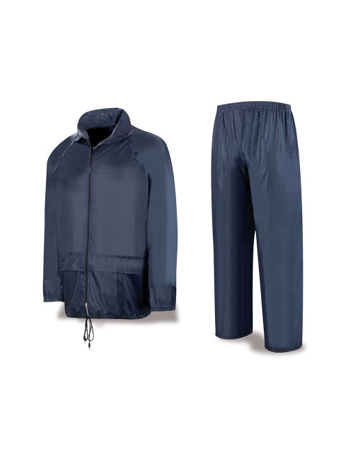 Traje agua ingeniero poliéster/pvc azul: xl
