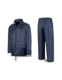 Traje agua ingeniero poliéster/pvc azul: xxxl