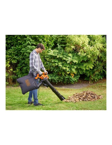 Aspirador/soplador triturador 2.600w beblv260-qs black+decker
