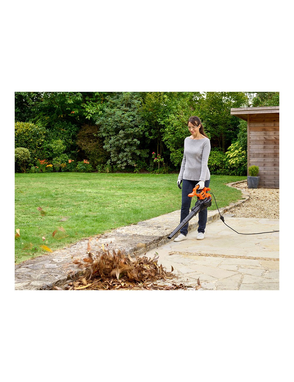 Aspirador/soplador triturador 2.600w beblv260-qs black+decker