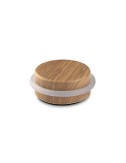 Tope de puerta adhesivo plastico-metal decorado roble atlantico ø4,6x1,8cm inofix
