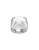 Contera redonda exterior transparente ø16mm (blister 8 unid.) inofix