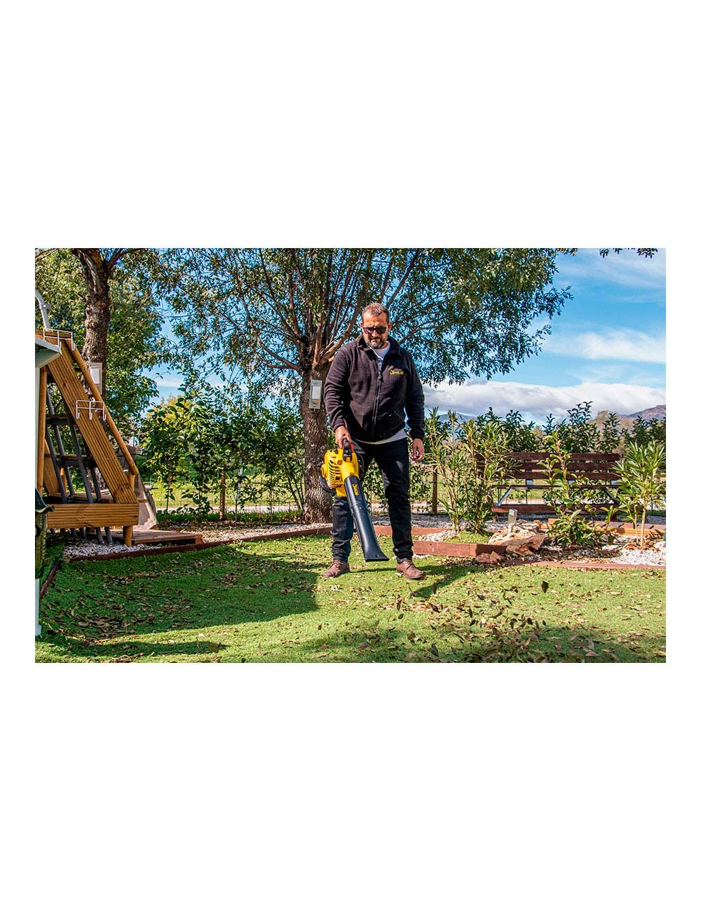 Soplador a gasolina motor 2 tiempos gas 500g-v18 44g-0014 garland