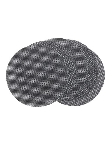 Lijas de malla para lijadoras orbitales ø125 mm, grano 240, pack de 5 uds
