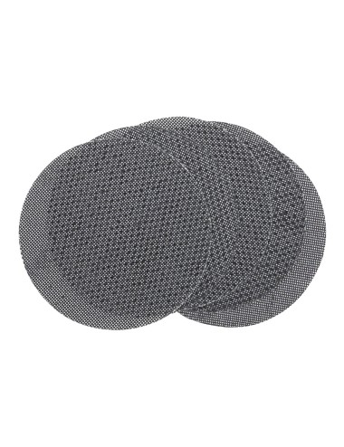 Lijas de malla para lijadoras orbitales ø125 mm, grano 320, pack de 5 uds